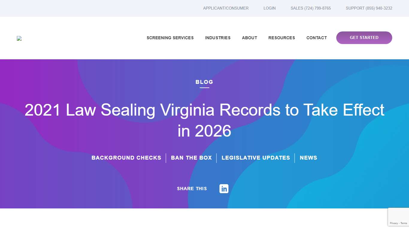 2021 Law Sealing Virginia Records to Take Effect in 2026 - JDP
